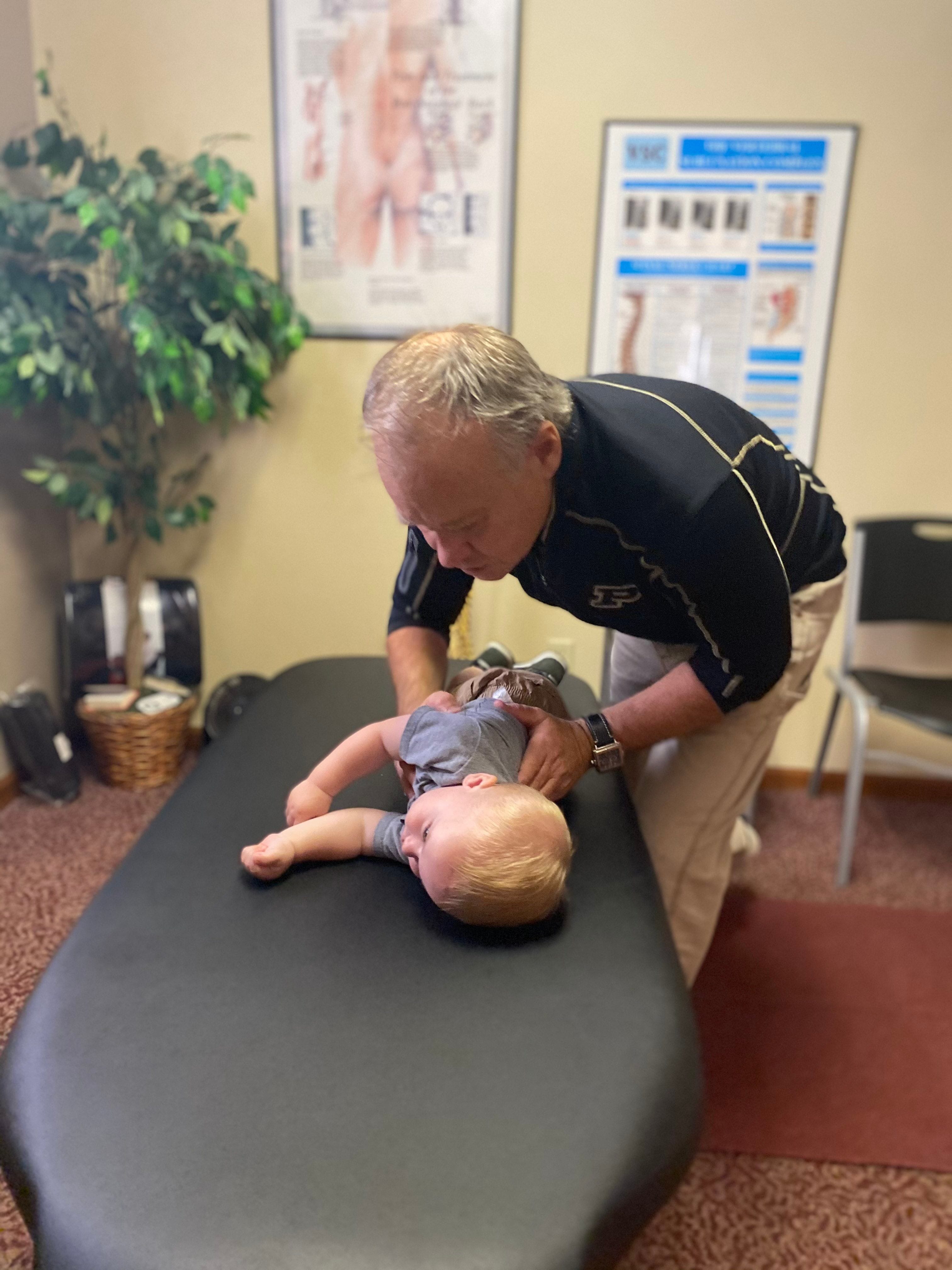 Dr. Lewallen Giving  Treatment to Patient